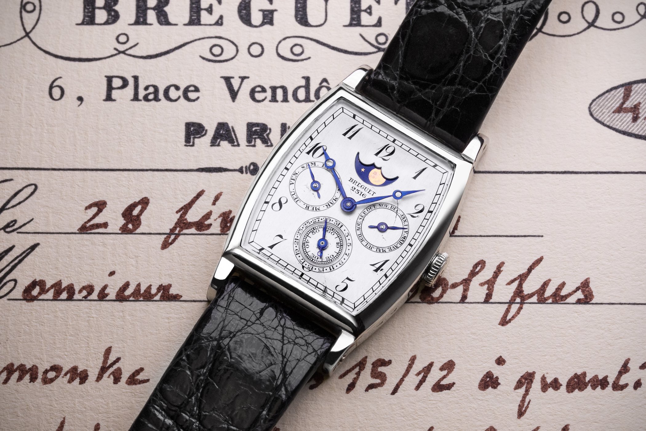 Breguet 2516 Possibly First Purpose-Built Perpetual Calendar Wristwatch