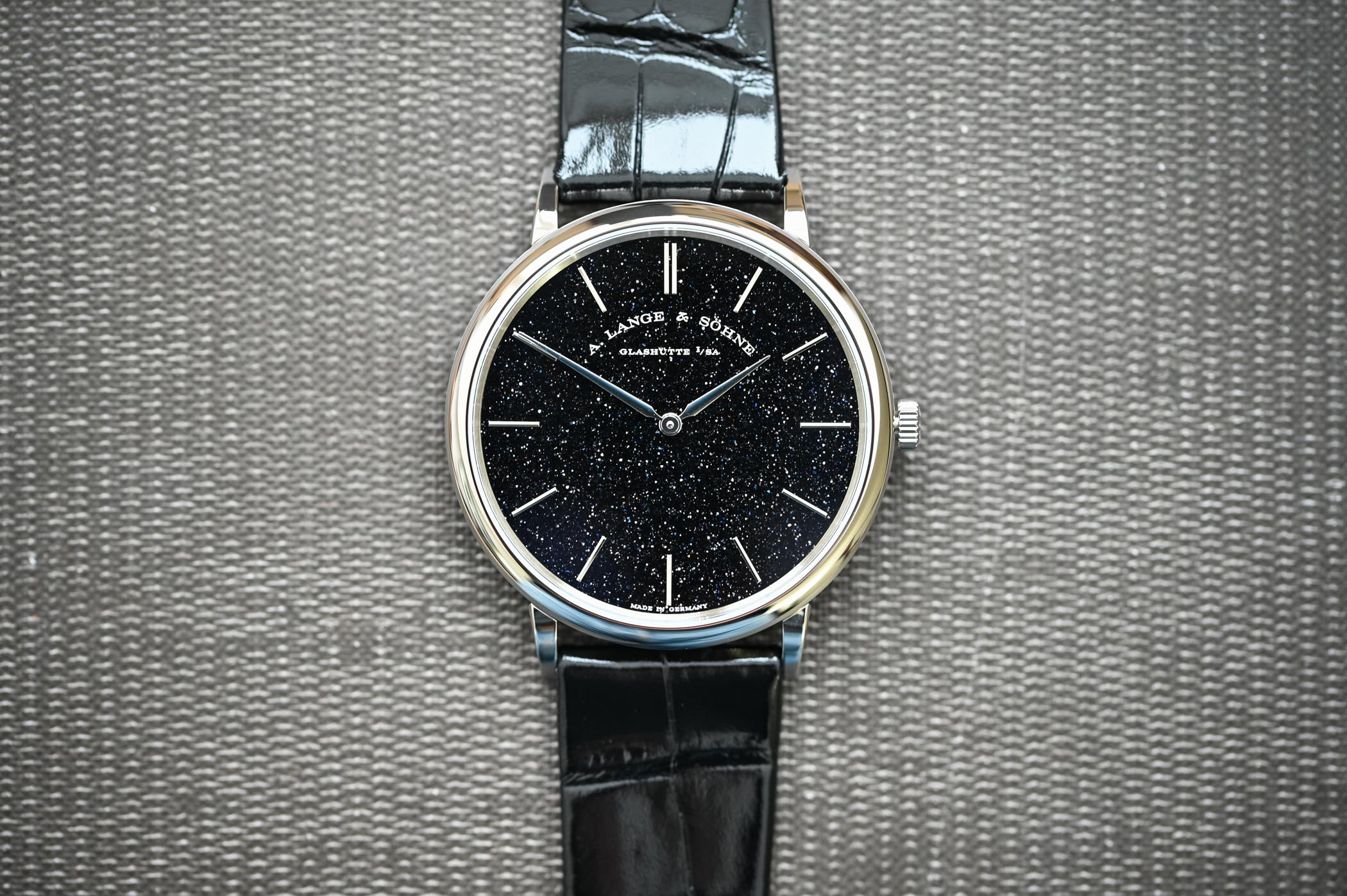 A. Lange & Söhne Saxonia Thin Black Gold Flux